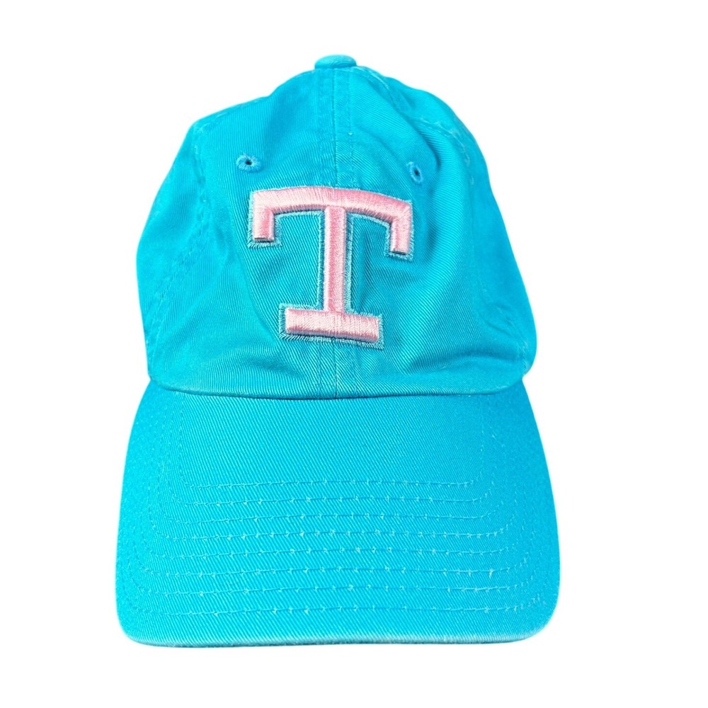 American Needle Texas Rangers Cooperstown Collection Hat Blue Pink 1972 Cap